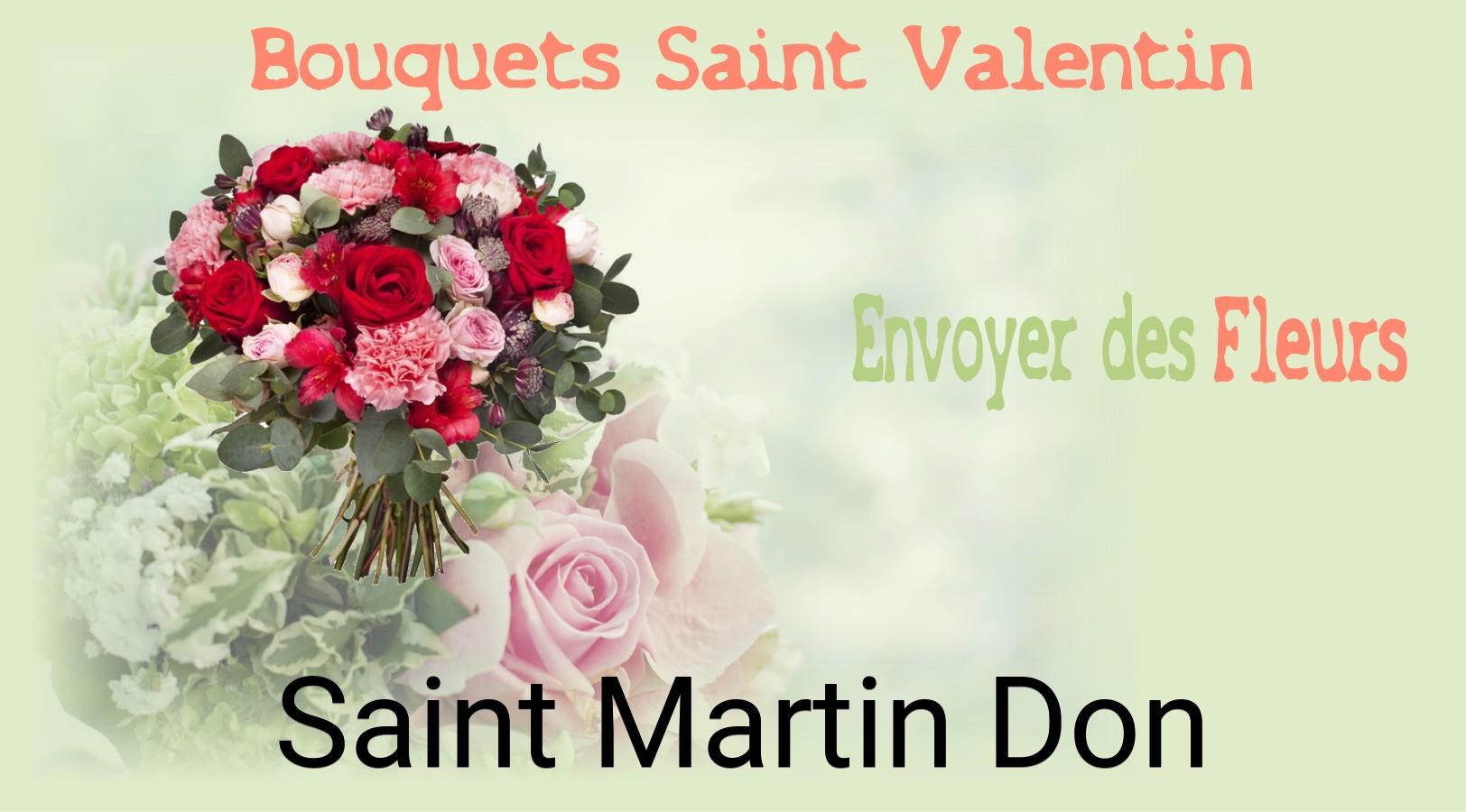Roses de Saint-Valentin livrées à Saint-Martin-Don